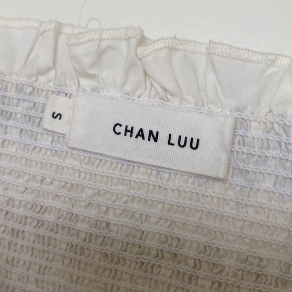 Chan Luu Smocked Ruffle Tank - Picture 3 of 3